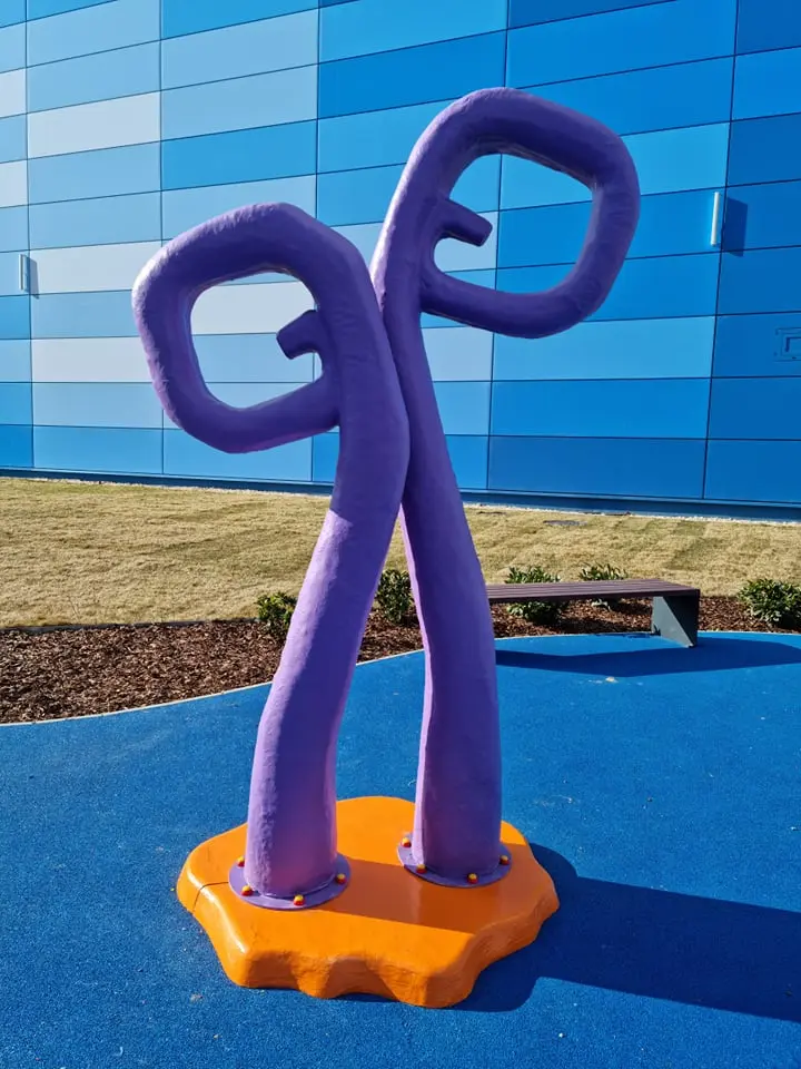 Korall 01 óriás vízköpő