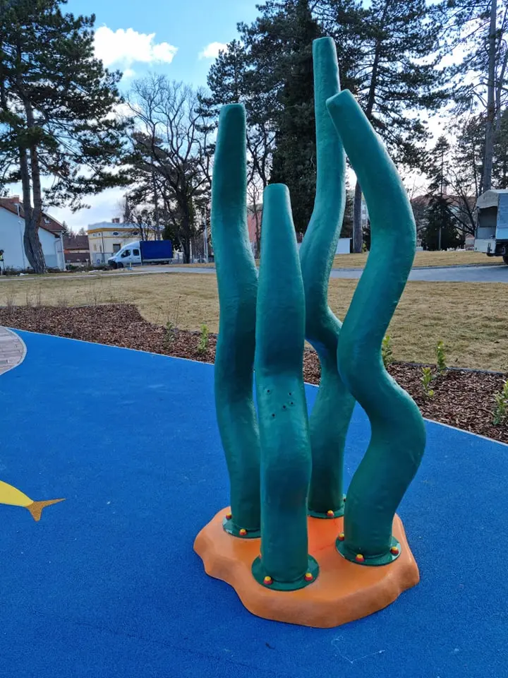 Korall 03 óriás vízköpő