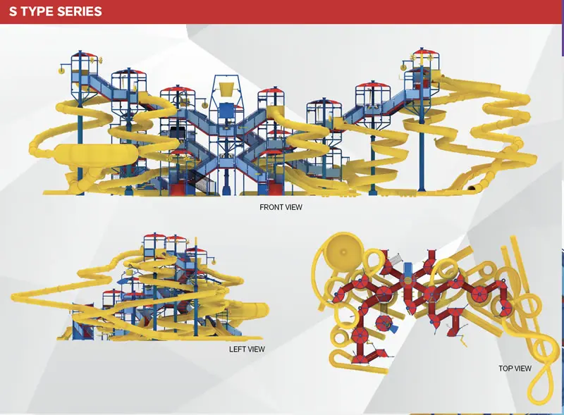 S Water Play Structure