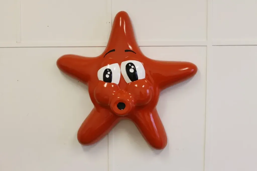Starfish Wall-Mounted Waterspout